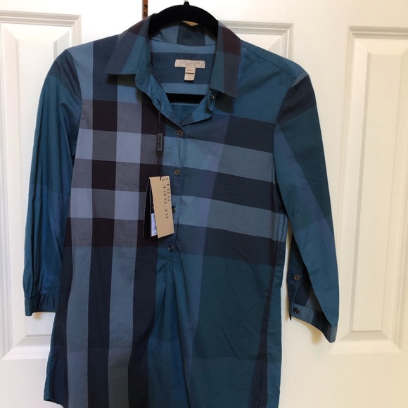 New! Burberry 3/4 sleeve blouse - XS - Picture 2 of 5